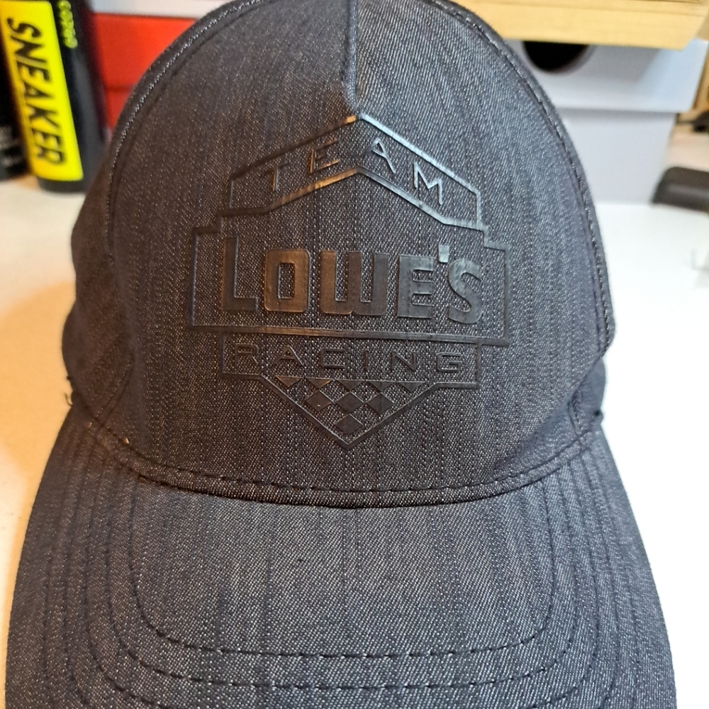 Lowes Motor Speedway  Adjustable Hat Cap Mens Crew NASCAR Racing